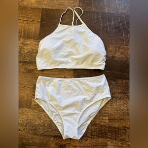 NWOT Size Medium White Bikini Set